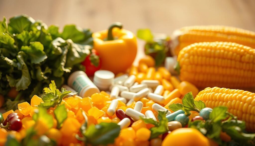 葉黃素食物與玉米黃素協同效應