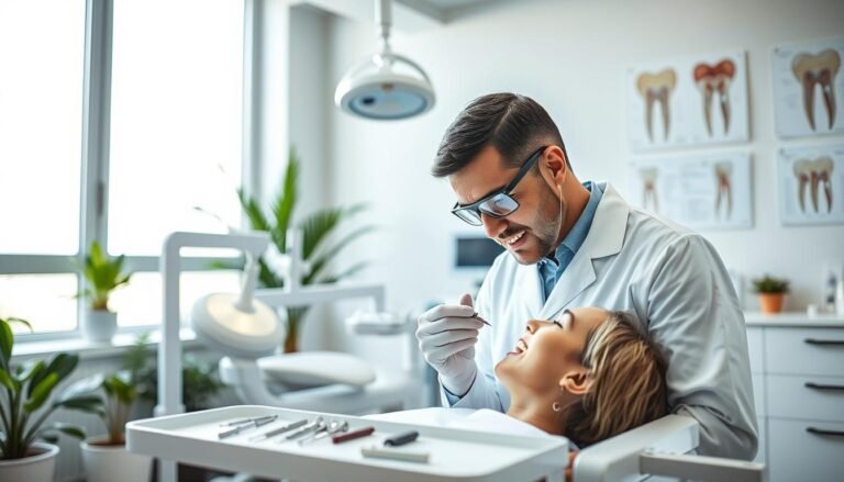 牙醫在牙科診所進行植牙手術的標準步驟